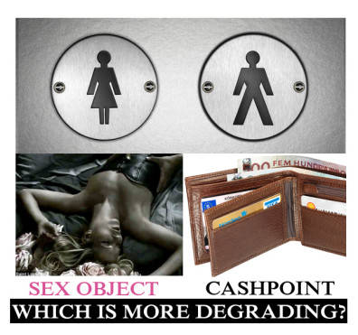 sex object cashpoint whih is more degrading